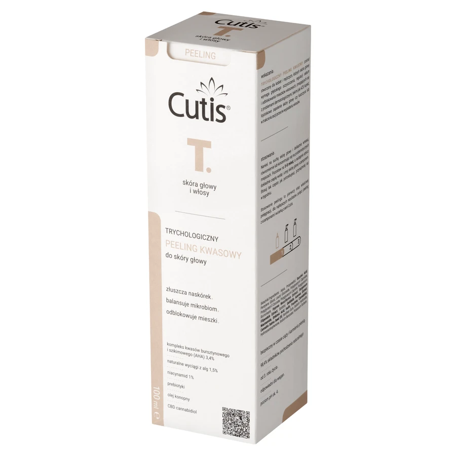 Cutis T, trichologische zure scrub voor de hoofdhuid, 100 ml