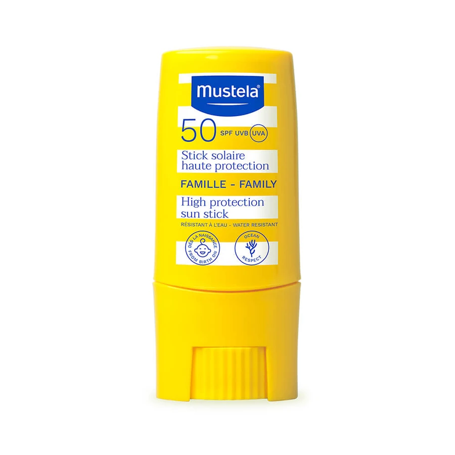 Mustela Sun Fun In The Sun Travel Pack, sunscreen milk, SPF 50, 40 ml + sunscreen stick, SPF 50, 9 ml