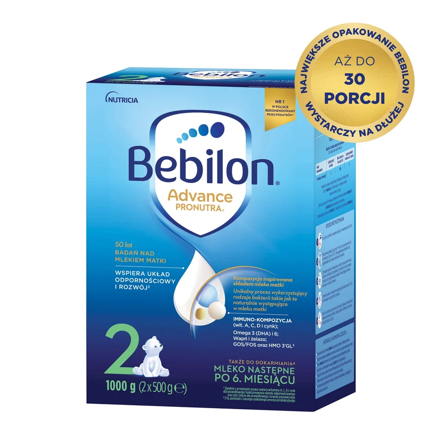 Bebilon Advance Pronutra 2, opvolgmelk, ouder dan 6 maanden, 2 x 1000 g