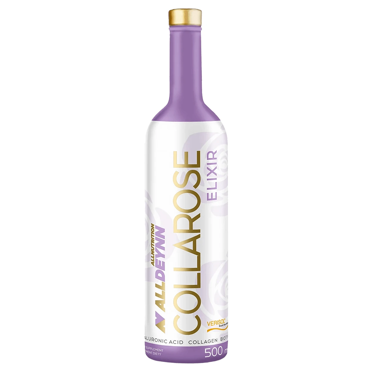 Allnutrition Alldeynn CollaRose Elixir, frambozen- en aardbeiensmaak, 500 ml