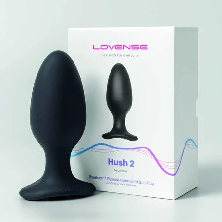 Lovense Hush 2, app-gestuurde anaalplug, L