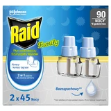 Raid Family, mosquito insecticidal liquid, spare, 2 x 27 ml