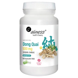Aliness Dong Quai, engelwortel, 100 plantaardige capsules