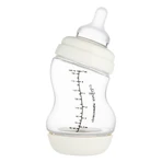 Canpol Baby's, S-Shape anti-colic fles, wijde opening, PP, 24/201, 200 ml + siliconen speen voor S-Shape XL fles, snel/voeding, 59/894, vanaf 9 maanden, 2 stuks gratis