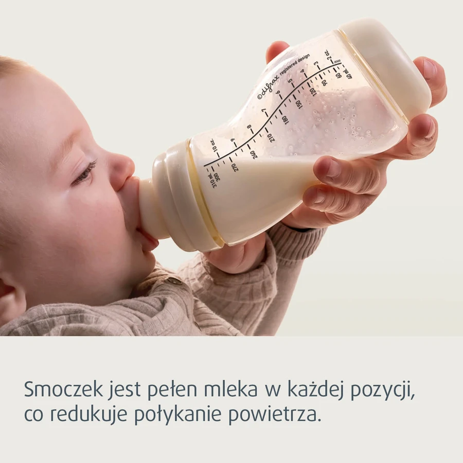Canpol Baby's, S-Shape anti-colic fles, wijde opening, PP, 24/201, 200 ml + siliconen speen voor S-Shape XL fles, snel/voeding, 59/894, vanaf 9 maanden, 2 stuks gratis