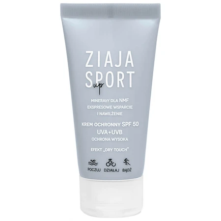 Ziaja Sport Up, cremă protectoare UVA+UVB, SPF 50, 50 ml