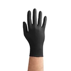 EasyCare Nitrile, guanti in nitrile, non sterili, senza polvere, neri, taglia S, 100 pezzi