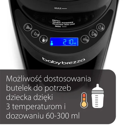 Baby Brezza Formula Pro Advanced, melkautomaat, zwart