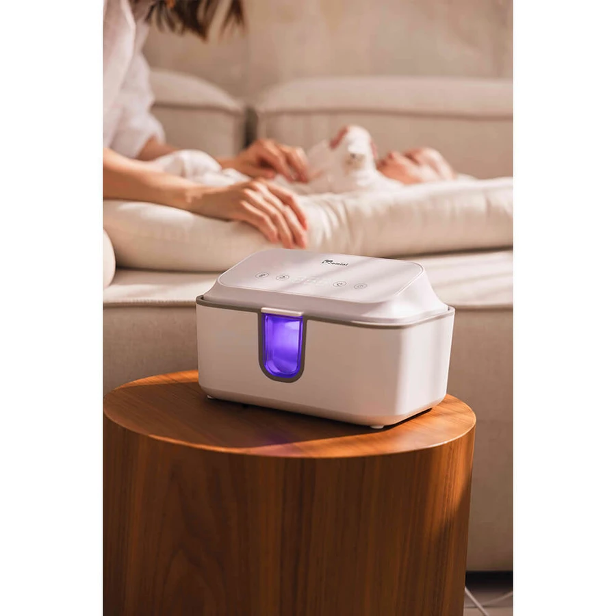 Momini WarmWipes, scalda salviette umidificate con sterilizzatore a raggi UV