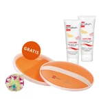 Emolium Suncare set, mineral protection cream for children from day 1 and adults, SPF 50+, 2 x 50 ml + beach game "catch the ball" free of charge