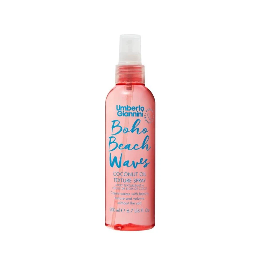 Boho Beach Waves Spray teksturyzujący do miękkich loków, 200 ml, Umberto Giannini: ceny i cechy