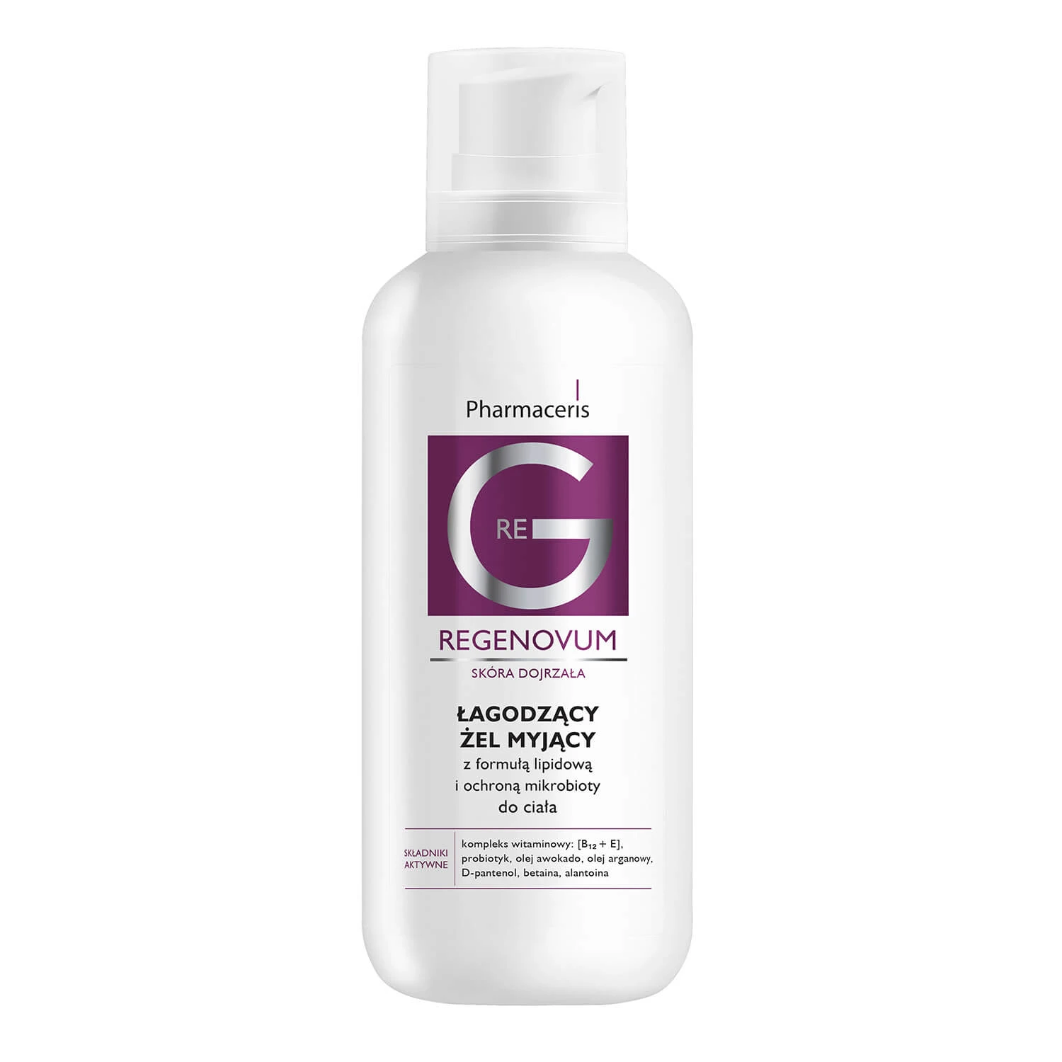 Pharmaceris G Regenovum, verzachtende reinigingsgel voor het lichaam met lipidenformule, 400 ml