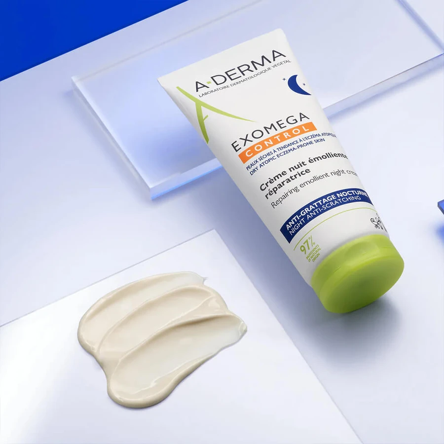 A-Derma Exomega Control, regenerujący krem emolient na noc, skóra sucha i skłonna do atopii, od 1 dnia życia, 200 ml: ceny i cechy
