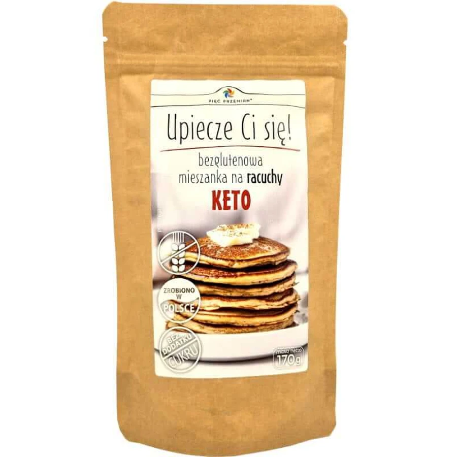 KETO mezcla para tortitas sin gluten 170g FIVE CHANGES