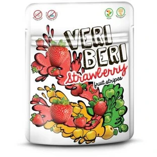 Vruchtengelei met aardbeiensmaak, 50 g, Veri Beri Bieren