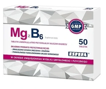 Espefa Mg met B6, 50 tabletten