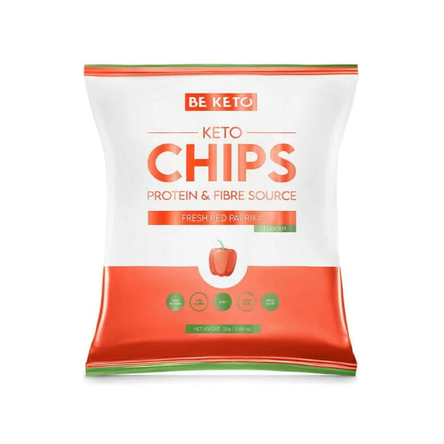 Keto Chips - Pimientos Rojos Frescos 30g BeKeto