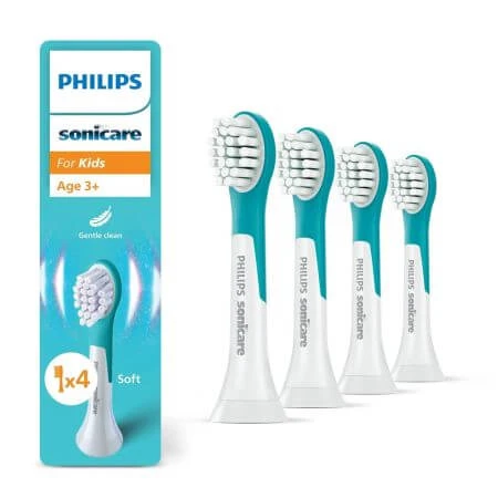 Philips Sonicare elektrische tandenborstel voor kinderen 3+, 4 stuks