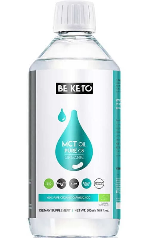BIO MCT olie 100% C8 500ml BeKeto