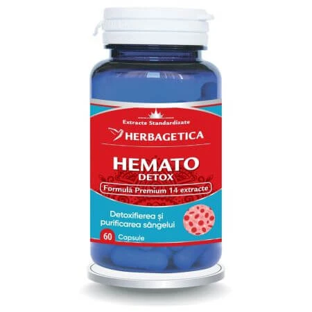 Hematodetox, 60 capsules, Herbagetica