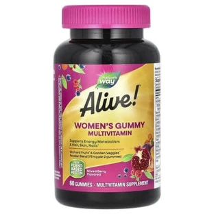 Alive Women's Gummy Multivitamin, 60 pieces, Secom