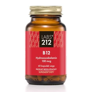 Labs212 Vitamina B12 Hidroxocobalamina 60 cáps.