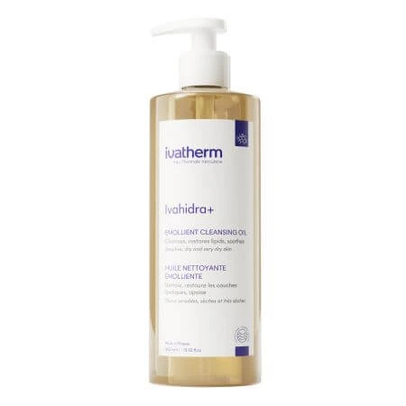 Verzachtende wasolie voor de droge en zeer droge huid, Ivahidra+, 400 ml, Ivatherm