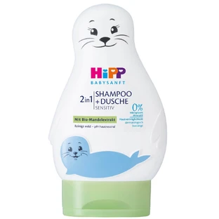 Shampoo and shower gel 2 in 1 Foca BabySanft, 200 ml, Hipp