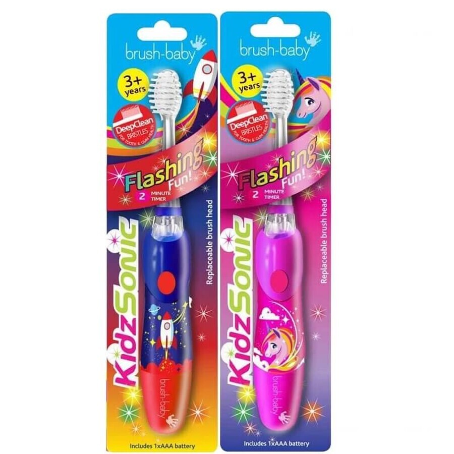 Electric toothbrush, KidzSonic, 3-6 years, Brush Baby