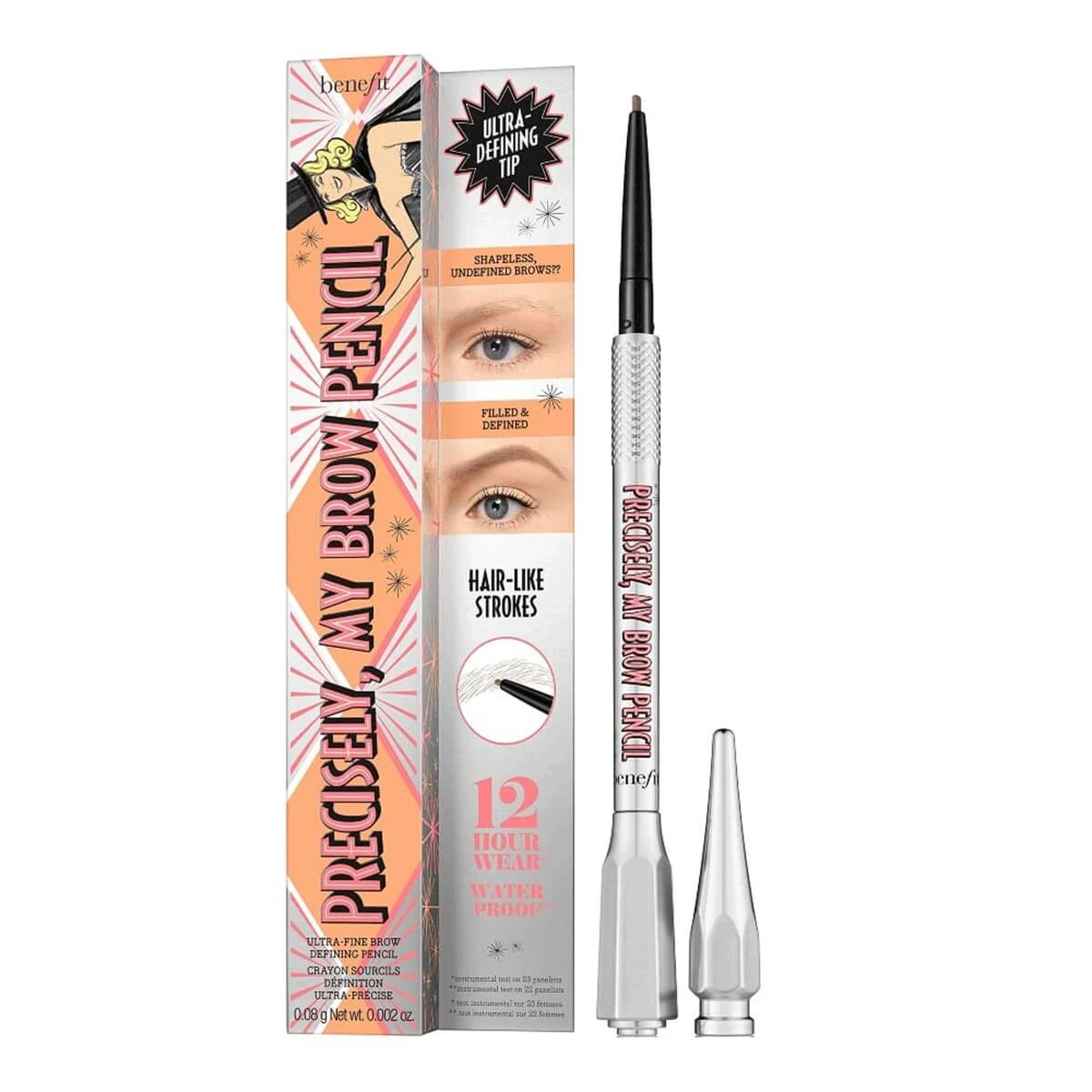 Benefit Precies Mijn Wenkbrauwpotlood 2 Warm Goud Blond, 0.08g