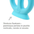 Spazzolino con setole in silicone Aqua, 9-18 mesi, Green Sprouts