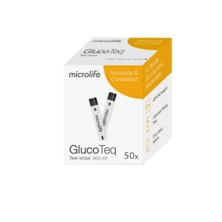 50 Microlife GlucoTeq Bloedglucosetests