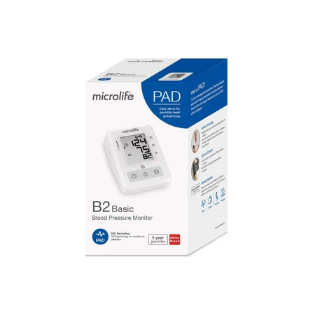 Elektronische bloeddrukmeter voor bovenarm Microlife BP B2 Basic