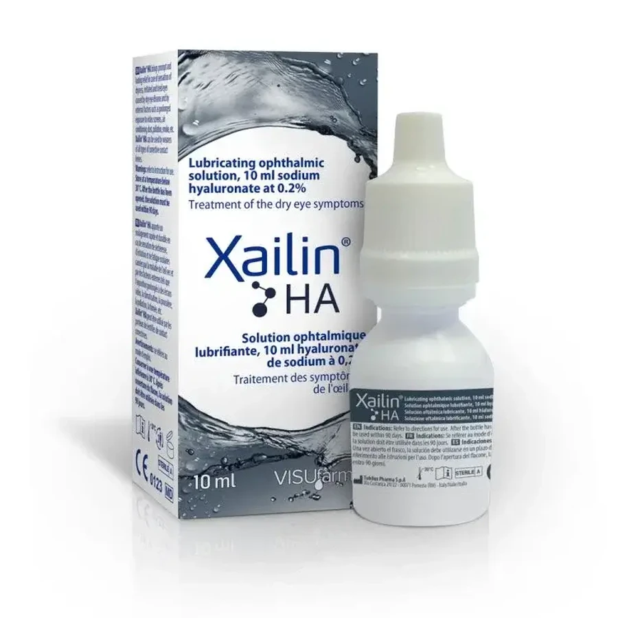 Oogdruppels Xailin HA 0,2% Plus, 10ml, Visufarma