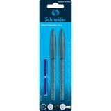 Set Pen + Roller + 2 Opus refills, Green, Schneider, Schneider