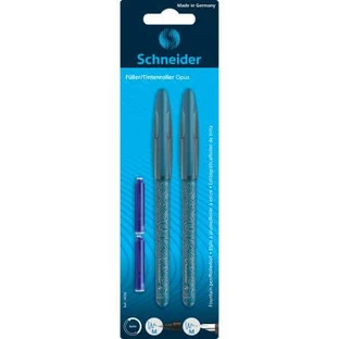 Set Stift + Roller + 2 Opus-Minen, Grün, Schneider, Schneider