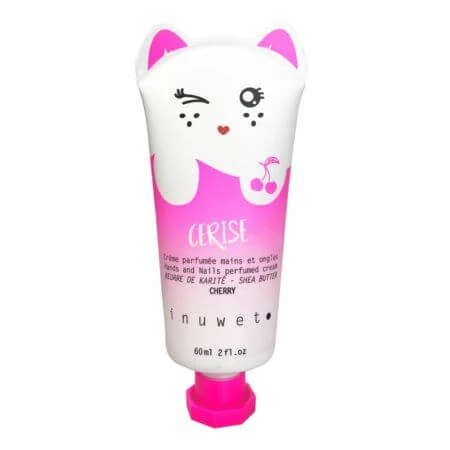 Hydraterende crème voor handen en nagels, Cerise, 60 ml, Inuwet