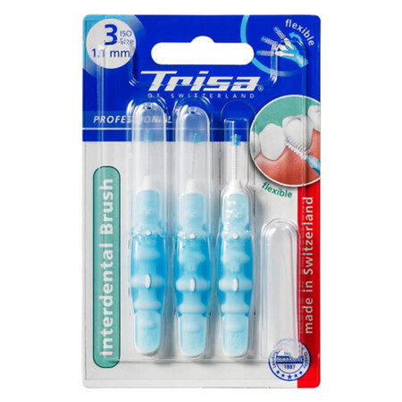 Cepillo Interdental ISO 3, 1,1 mm, Trisa