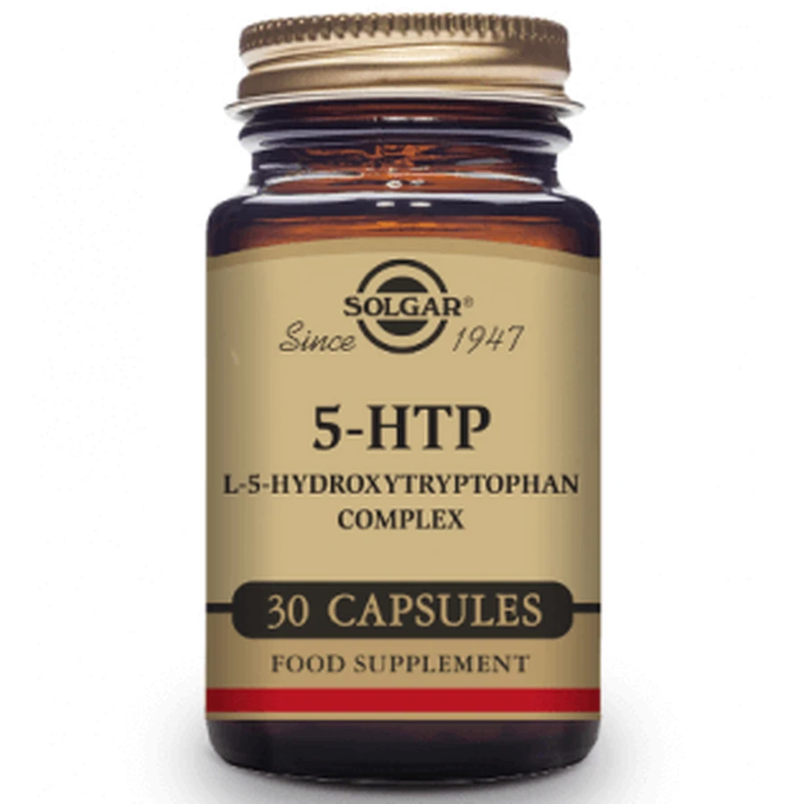 Solgar 5-HTP L-5-Hydroxytryptophan, 30 capsules