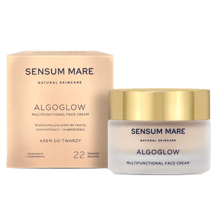 Sensum Mare Algoglow, cremă de față multifuncțională pentru iluminare și netezire, 50 ml