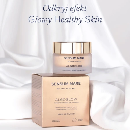 Sensum Mare Algoglow, cremă de față multifuncțională pentru iluminare și netezire, 50 ml