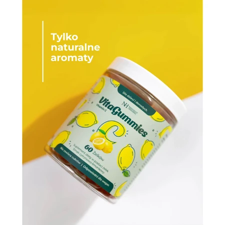 Noble Health VitaGummies Vitamin C, smak cytrynowo-limokowy, 60 sztuk: ceny i cechy