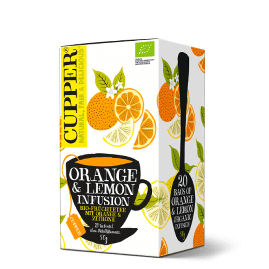 Té de naranja y limón ecológico, 50g, Allos Hof