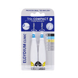 Cepillo interdental triocompacto mixto Negro Muy Estrechox2, Elgydium