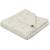 BabyMatex, bamboo blanket with decorative balls Accent, 80 cm x 100 cm, light gray