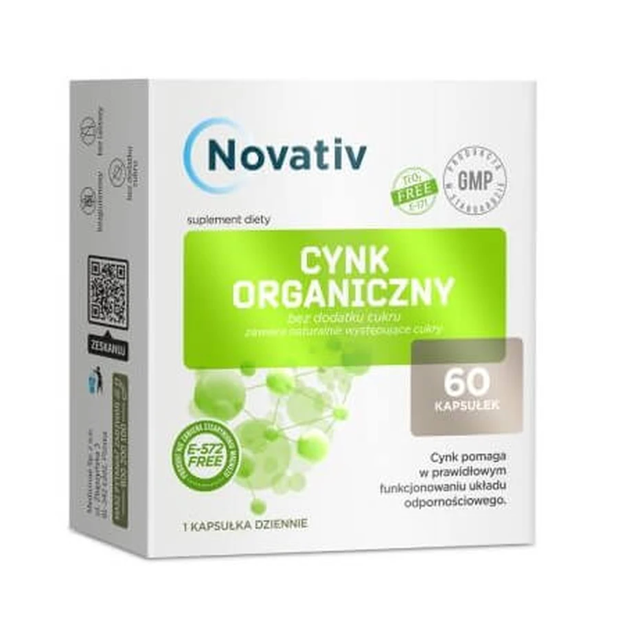 Novativ Bio-Zink, 60 Kapseln