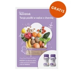 Set Nutridrink Protein Omega 3, preparat nutritiv, aromă crocantă de căpșuni și zmeură, 8 x 125 ml + caiet de rețete gratuit