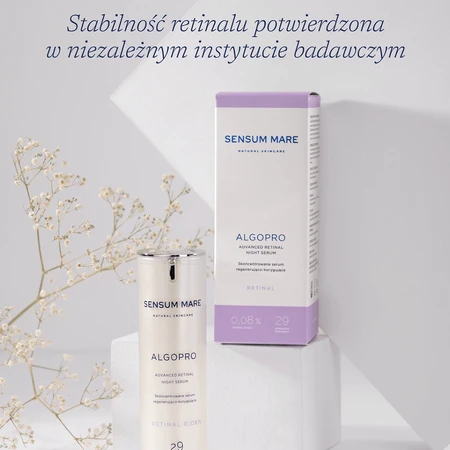 Sensum Mare Algopro, geconcentreerd regenererend en corrigerend serum met retinal 0,08%, 30 ml