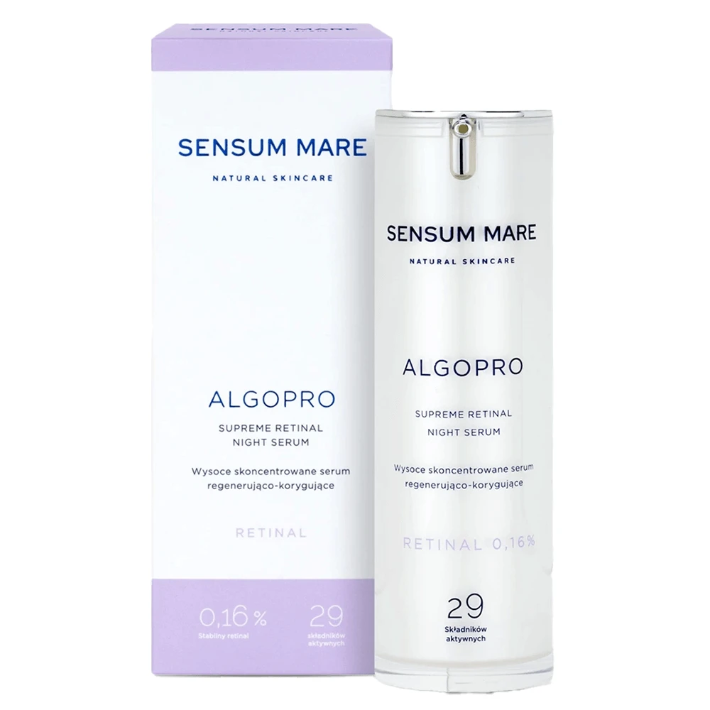 Sensum Mare Algopro, sterk geconcentreerd regenererend en corrigerend serum met retinal 0,16%, 30 ml