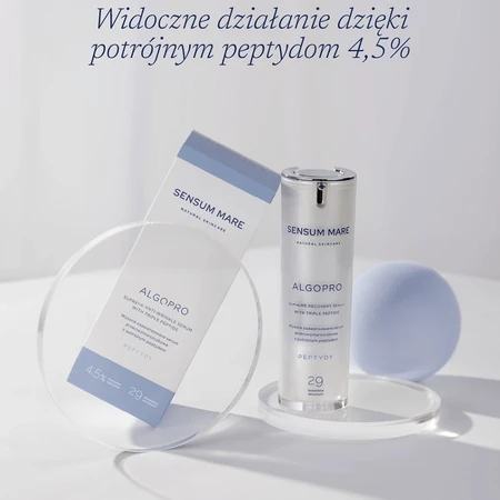 Sensum Mare Algopro, siero antirughe altamente avanzato con triplo peptide, 30 ml